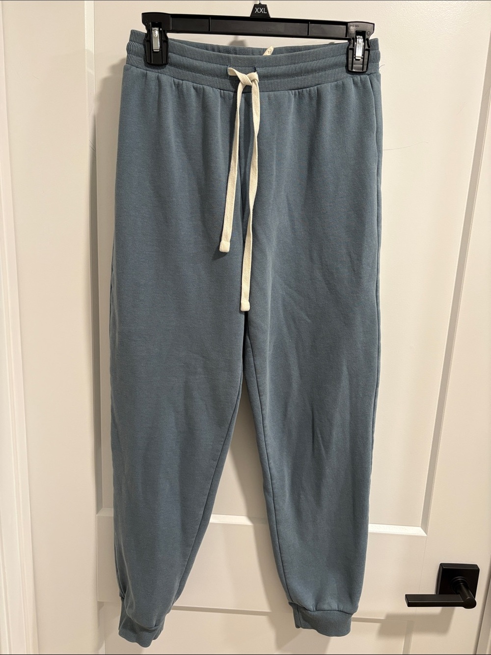 La Hearts Dusty Blue Drawstring Jogger Sweatpants